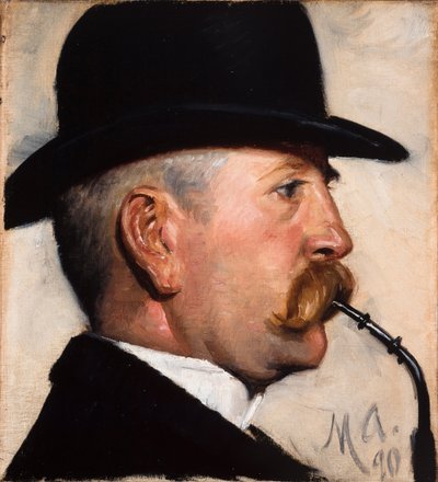 Michael Therkildsen by Michael Peter Ancher